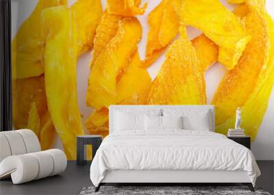 Dried mango - close-up Wall mural