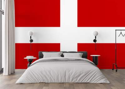 Flag of Savoie, France Wall mural