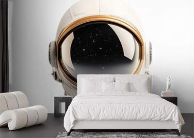 Astronaut Helmet with Stars in the Visor Wall mural