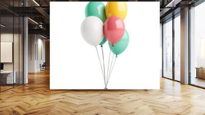 Colorful Balloons Bunch Wall mural