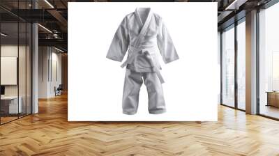 White Judo Uniform Wall mural