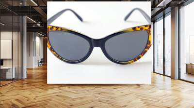 sunglasses eye cat Wall mural