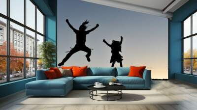 dynamic, energetic and positive people Wall mural