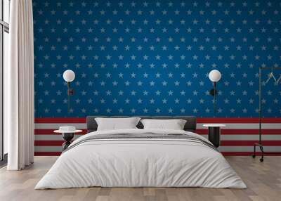 United States abstract flag background Wall mural