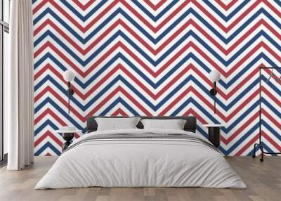 Zigzag pattern background Wall mural