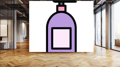 Soap washing icon symbol image vector. Illustration of the soap antiseptic foam cleaner sanitary design image Wall mural