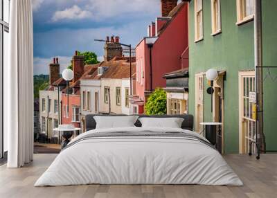 The beautiful terraces of Malden, Essex Wall mural