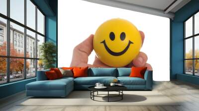 smiling face Wall mural