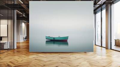 Boat S, Generative AI, Illustration Wall mural