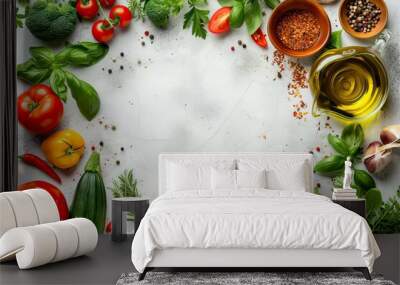 Cooking Ingredients Wall mural