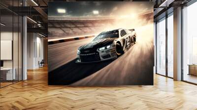 NASCAR, Motorsports, Generative AI, Illustration Wall mural