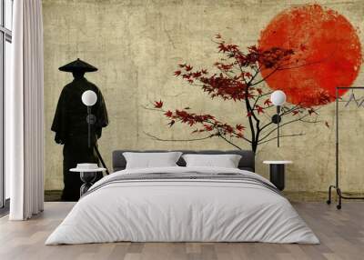 Samurai Wall mural