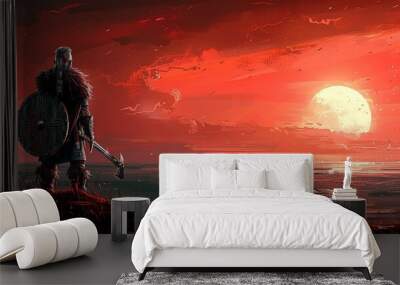 Viking Warrior Wall mural