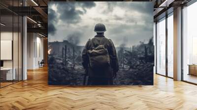 World War, Battle Front Wall mural