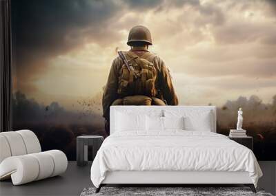 World War, War Front Wall mural