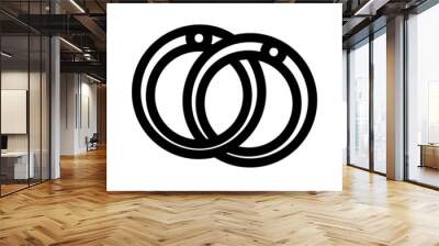 rings icon or logo isolated sign symbol vector illustration - high quality black style vector icons
 Wall mural