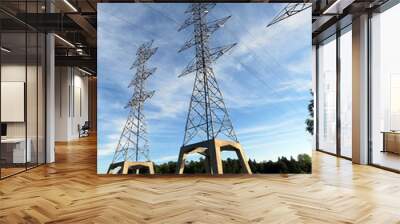 toronto power transmission towers 2017 Wall mural