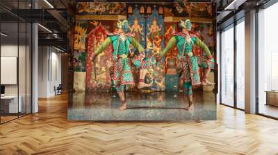 thailand. the giants is character of ramakien s of story culture of thai and asia. Wall mural