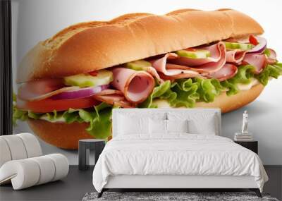 ham and cheese sandwich Wall mural