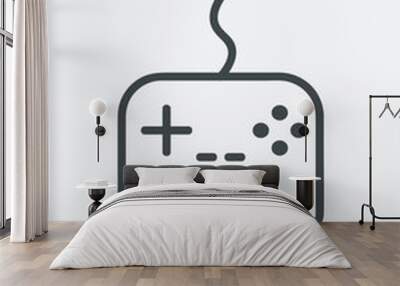 Console controller icon, Vector Wall mural