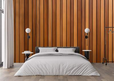 Wooden wall texture background.Wood plank wall pattern for design with copy space. Wall mural