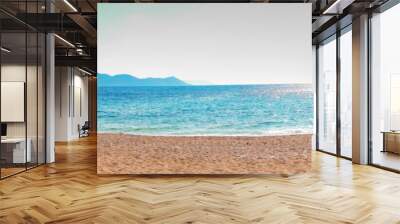 Turkeys Butterfly Valley sea beach holiday vacation background concept. Panorama Wall mural