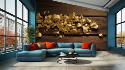 Gold Rush Wall mural