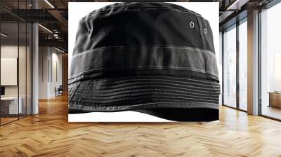 Bucket Hat isolated on transparent background. png illustration. Generative AI. Wall mural