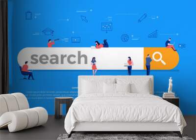 Search engine concept Wall mural