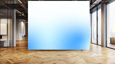 Abstract blue gradient effect on transparent background design element copy space Wall mural