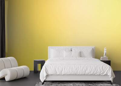 Abstract yellow gradient transparent background banner Wall mural