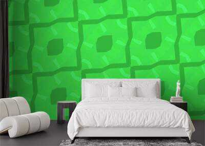 lines pattern retro modern organic shape doodle ornamental geometric abstract design Wall mural