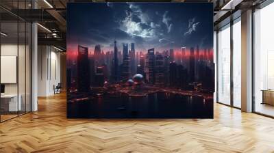 Big city Wall mural