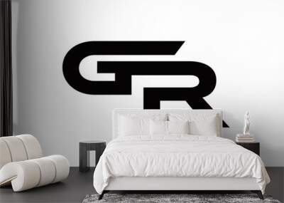 alphabet G & R Wall mural