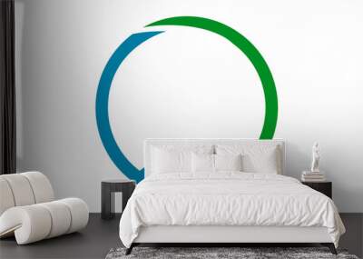 hand care ecology logo icon Wall mural