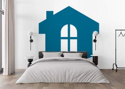 icon home property logo Wall mural