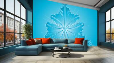 snowflake 2 Wall mural