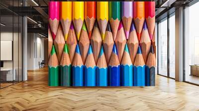 pencils background
 Wall mural