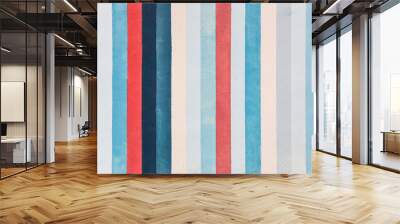 Grunge concrete wall with colorful stripes Wall mural