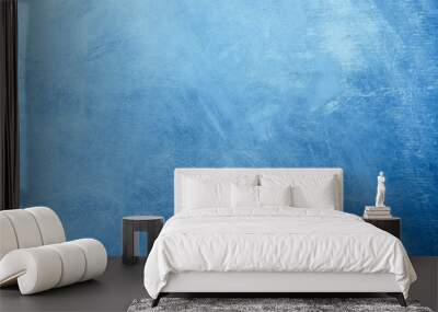 Abstract blue painting background Wall mural