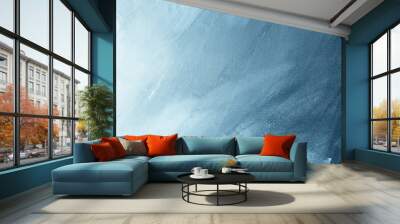 Textured blue painted background Wall mural