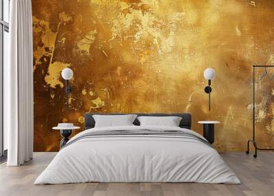 Old gold texture  Wall mural