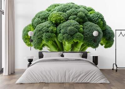 Broccoli isolated Wall mural