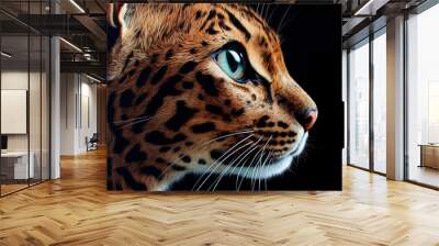 cat. bengal cat Wall mural