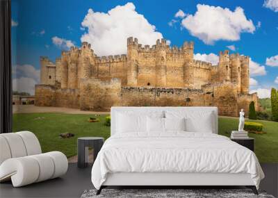 Castle of Valencia de Don Juan in Leon (Spain) Wall mural