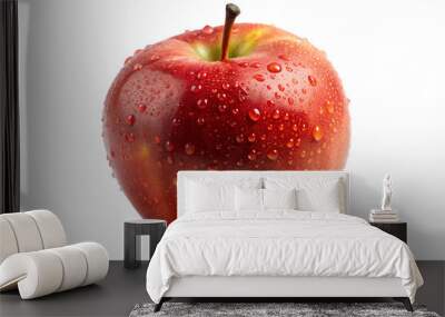 One apple isolated Wall mural