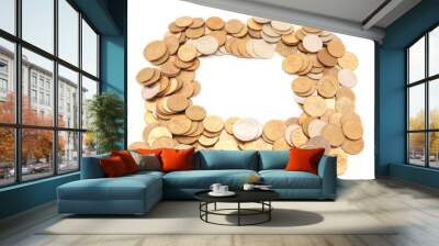 russian money on a white background Wall mural