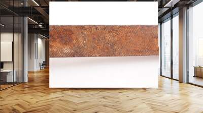 rusty file on white background Wall mural