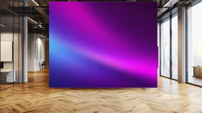 Dark purple pink blue color gradient background blurred neon color flow, grainy texture effect, futuristic banner design Wall mural