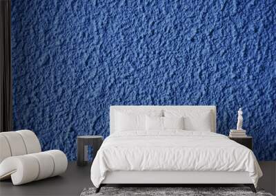 Rough unsmooth dark blue wall texture Wall mural